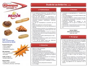 Pains, pâtisseries et viennoiseries surgelés (2006).